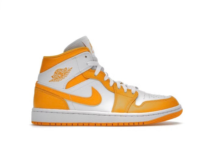 Jordan 1 Mid “White Univeristy Gold”