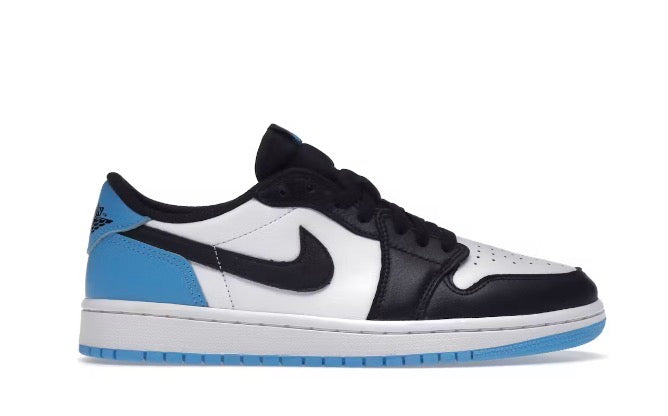 Jordan 1 Retro Low OG “Black Dark Powder Blue”